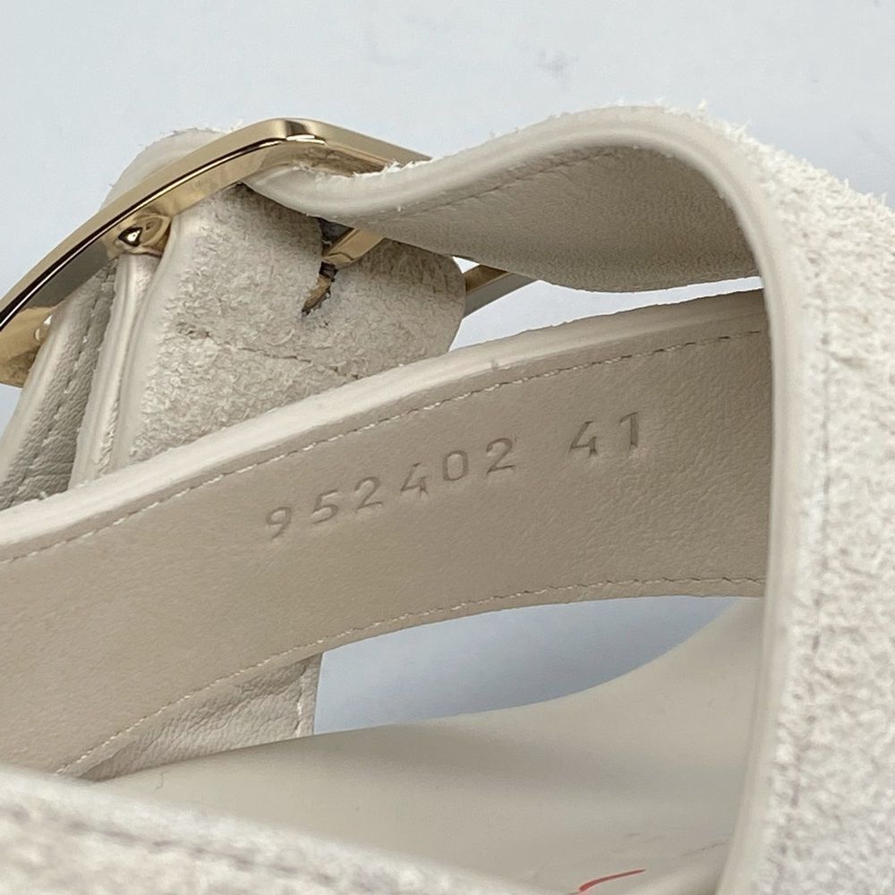 Loewe Ease heel suede sandal size 41 - Picture 11 of 15
